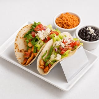 Chicken taco plate